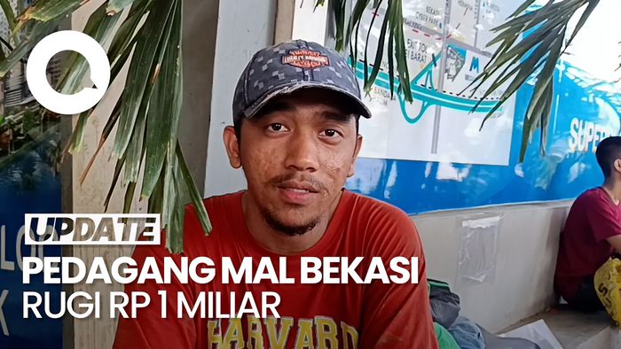 Video: Pedagang Mal Mega Bekasi Korban Banjir Ngaku Rugi Rp 1 M
