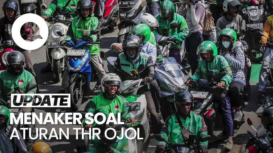 Video: Aturan THR Bagi Driver Ojol Bakal Rampung Pekan Ini