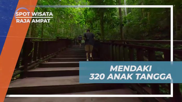 Menaklukkan Ratusan Anak Tangga Menuju Puncak Piaynemo, Raja Ampat