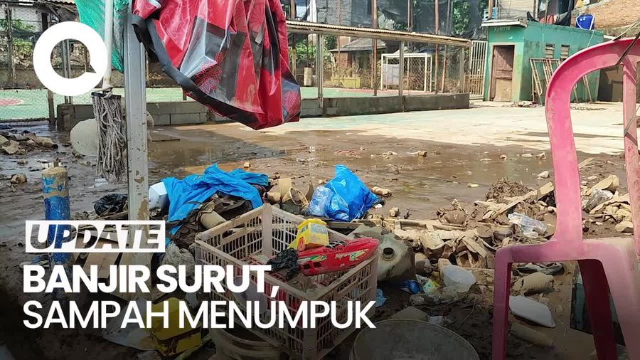 Video: Curhat Warga Rawajati Minta Sampah Bekas Banjir Dibereskan
