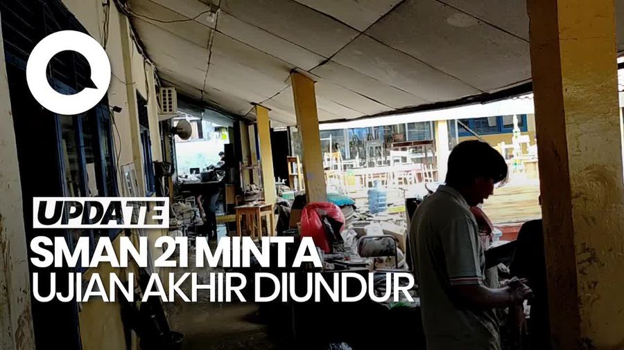 Video: SMAN 21 Bekasi Minta Ujian Akhir Diundur Imbas Banjir