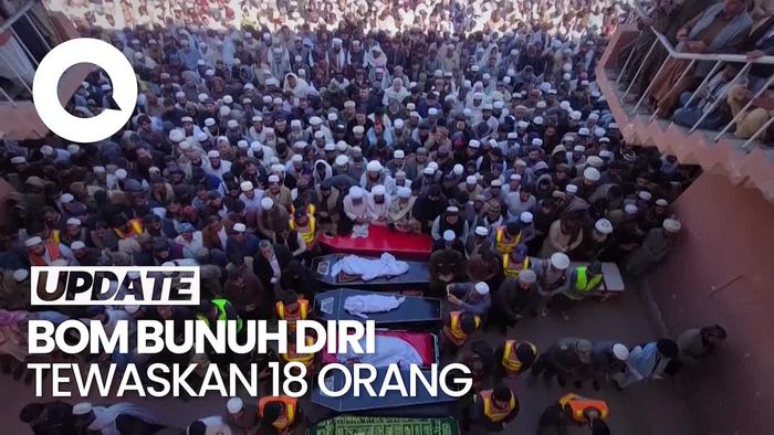Video: Bom Bunuh Diri Tewaskan 18 Orang di Pakistan