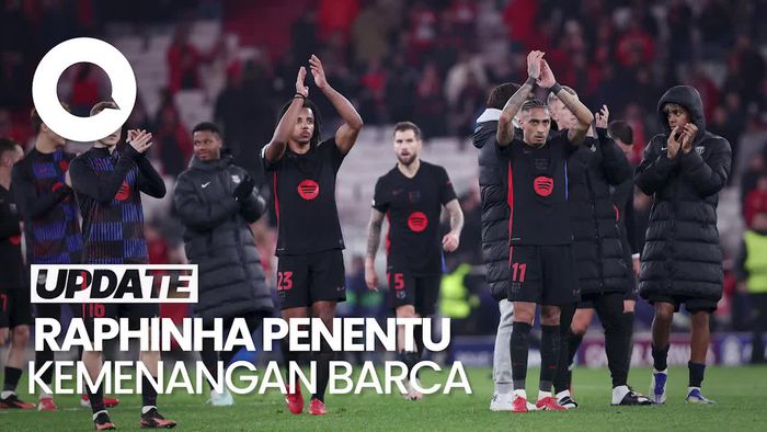 Video: 10 Pemain Barcelona Kalahkan Benfica