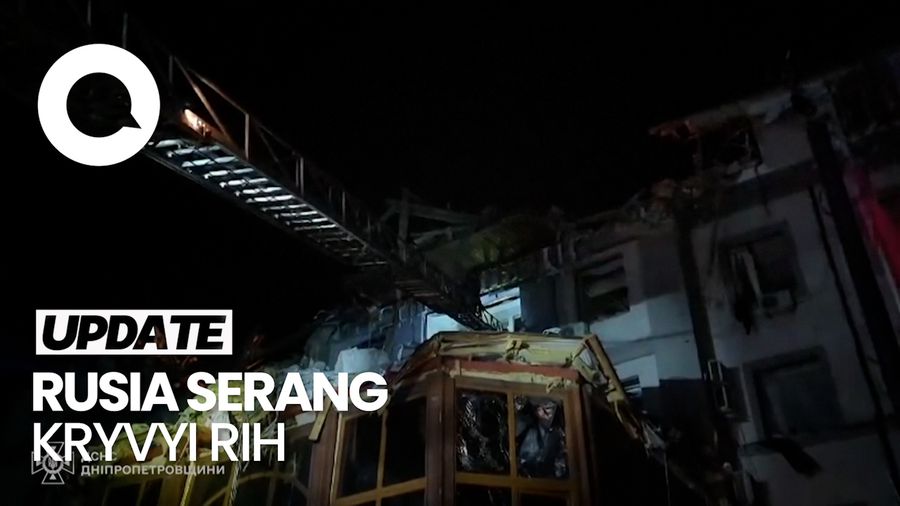 Video: Rusia Bombardir Kampung Halaman Zelensky, 3 Tewas