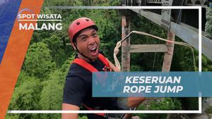 Menikmati Keseruan dalam Aktivitas Rope Jump di Jembatan Tegaron, Malang  