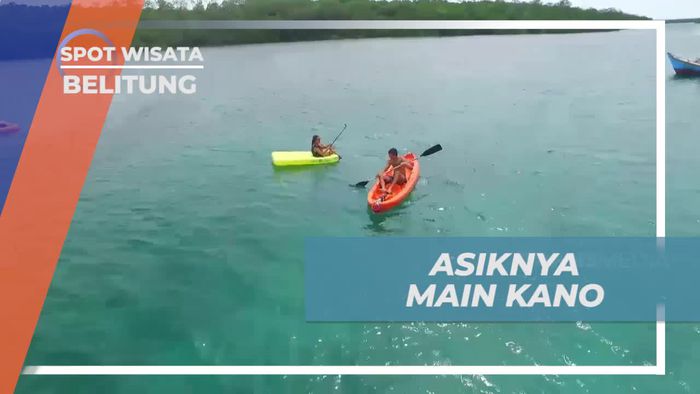 Berkano Seru di Tengah Laut Pulau Leebong, Belitung