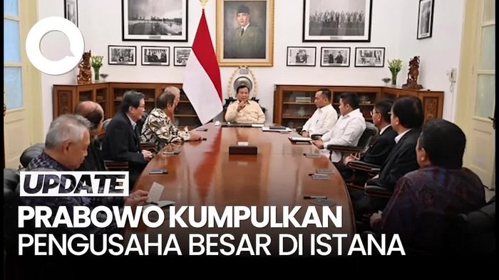 Video: Para Pengusaha Besar Temui Prabowo di Istana, Dari CT hingga Haji Isam