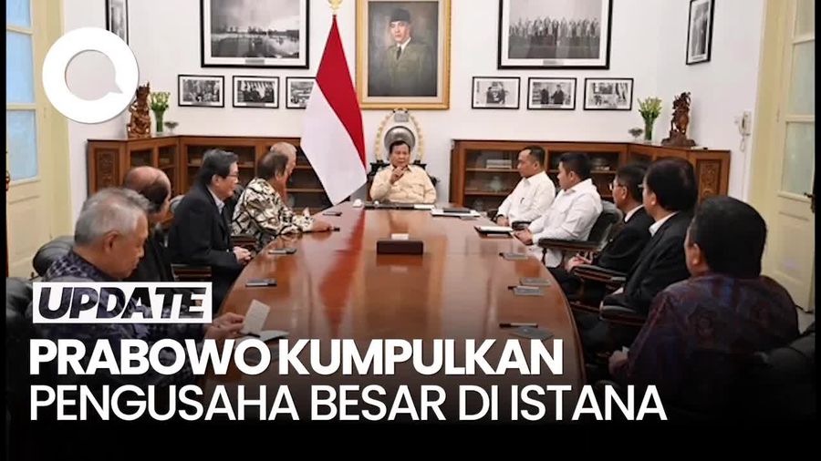 Video: Para Pengusaha Besar Temui Prabowo di Istana, Dari CT hingga Haji Isam