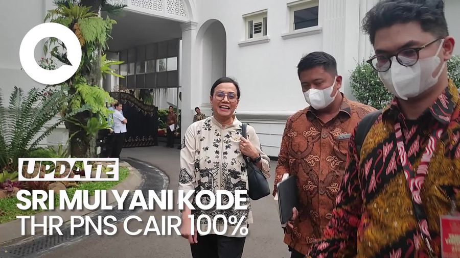 Video: Kata Sri Mulyani soal THR PNS Bisa Cair 100%