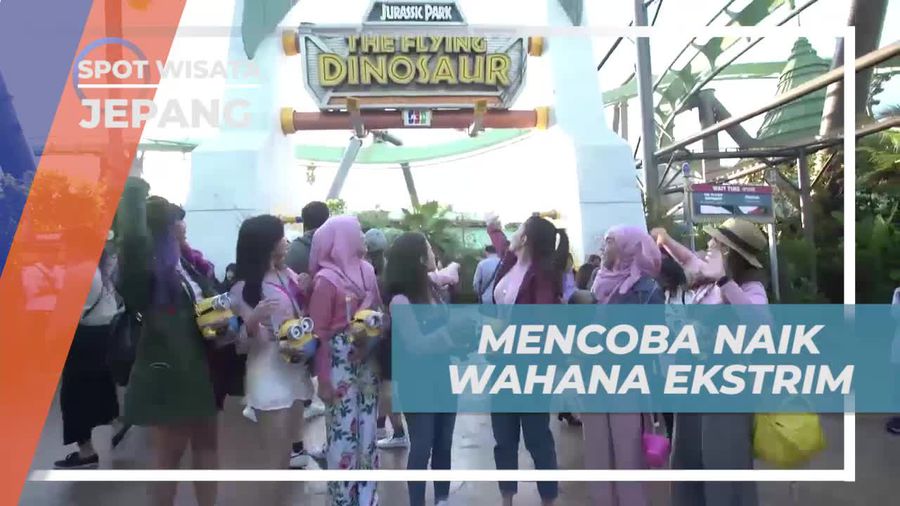 Mencoba Sensasi Wahana Ekstrim di Universal Studio, Jepang