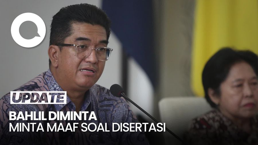 Video: Bahlil Disuruh Minta Maaf ke Sivitas Akademika UI soal Polemik Disertasi