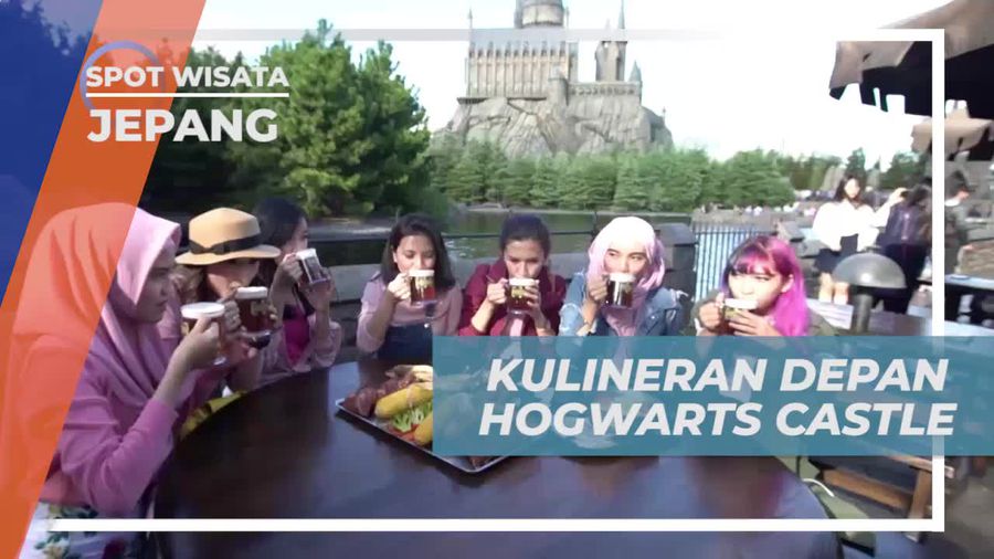 Menyantap Kenikmatan Kuliner di Depan Hogwarts Castle, Jepang