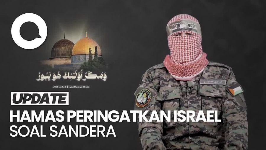Video Hamas: Serangan Israel ke Warga Palestina Cuma Akan Bunuh Para Sandera
