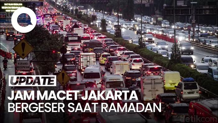 Video: Ada Pergeseran Jam Macet Jakarta Selama Ramadan, Catat Waktunya!
