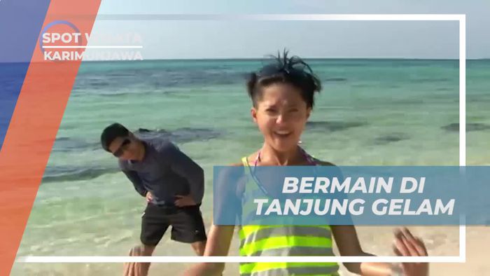 Bermain Santai di Pantai Tanjung Gelam yang Tenang di Karimunjawa