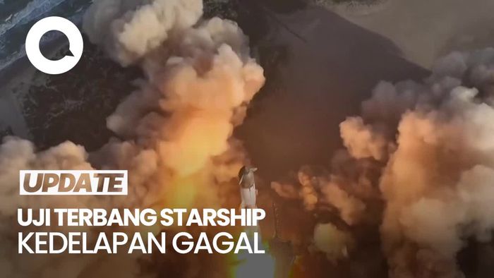 Video Detik-detik SpaceX Kehilangan Kendali Atas Starship di Luar Angkasa