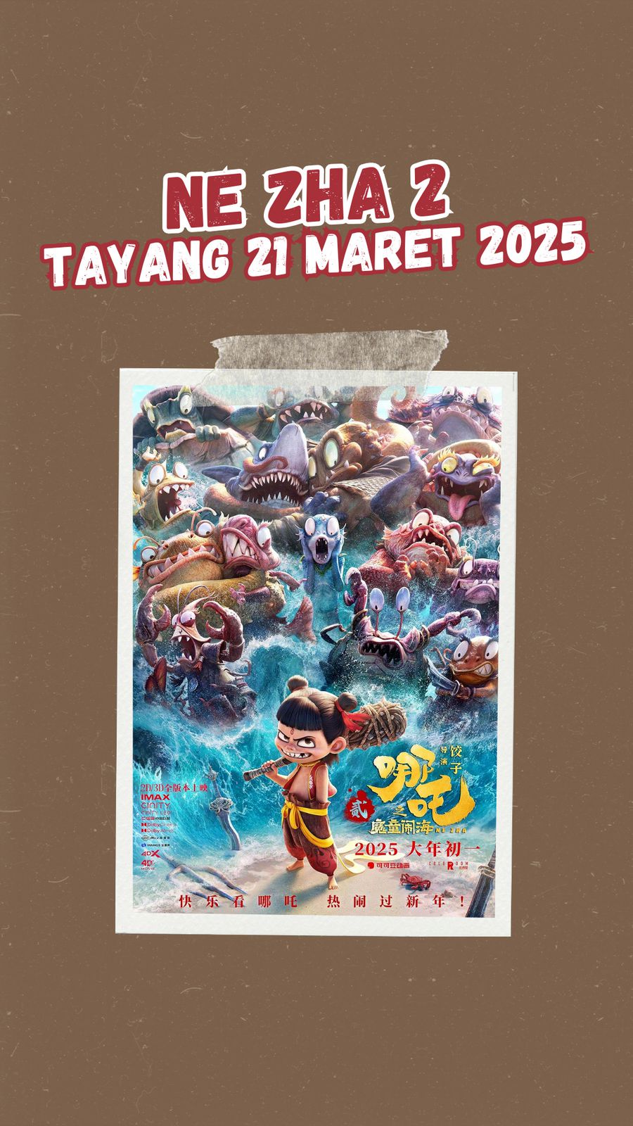 Video: Film Animasi Terlaris Dunia Ne Zha 2 Segera Tayang di Indonesia
