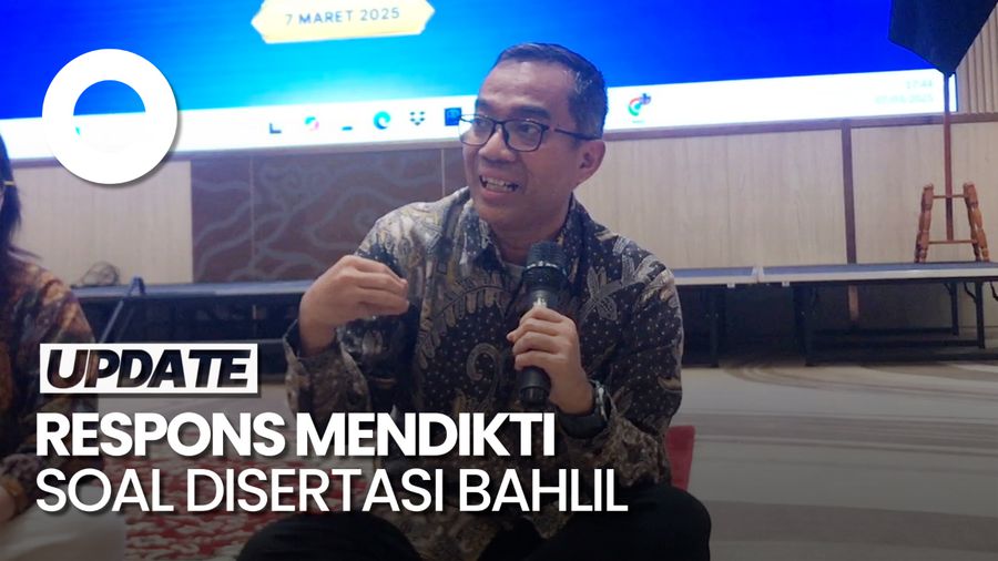 Video: Respons Mendikti Brian Yuliarto soal UI Minta Bahlil Revisi Disertasi