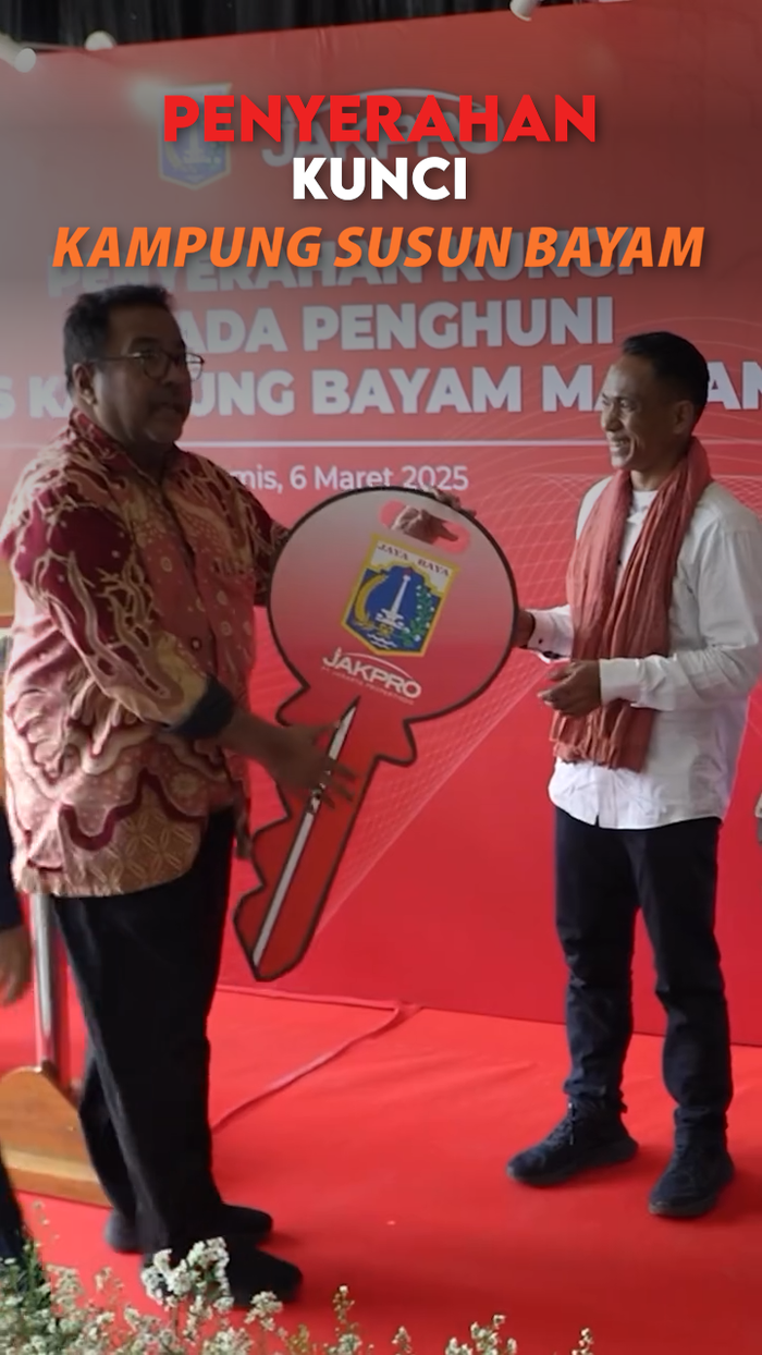 Video: Pramono Serahkan Kunci Kampung Susun Bayam, Bisa Dihuni Sebelum Lebaran