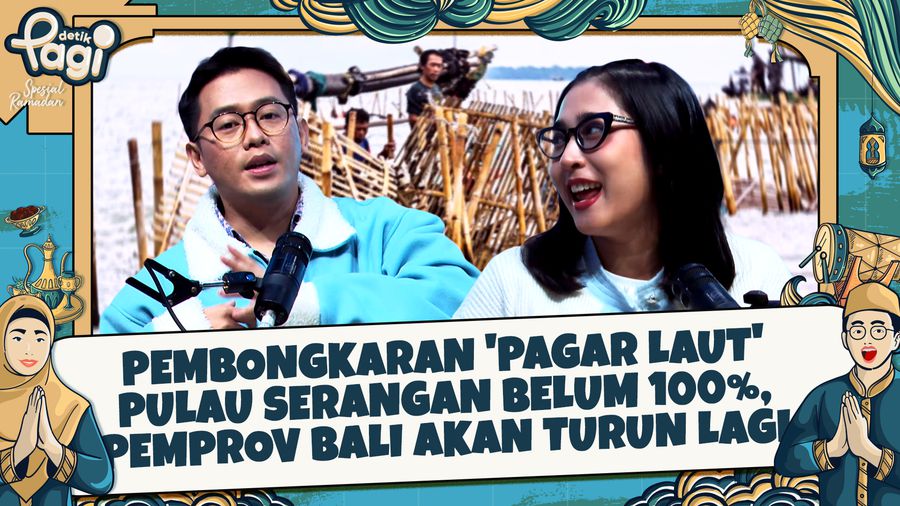 Pembongkaran Pagar Laut Pulau Serangan Belum 100%, Pemprov Bali Akan Turun Lagi