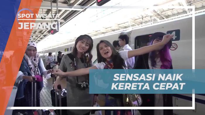 Mengalami Kecepatan Kereta Cepat dari Osaka ke Tokyo, Jepang