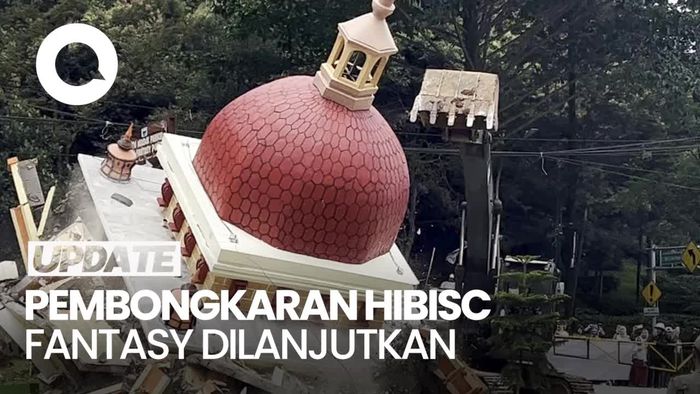 Video: Dedi Mulyadi Lanjutkan Pembongkaran Hibisc Fantasy Hari Ini