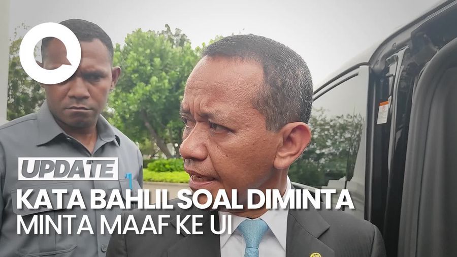 Video: Respons Bahlil saat Diminta Minta Maaf ke Sivitas UI