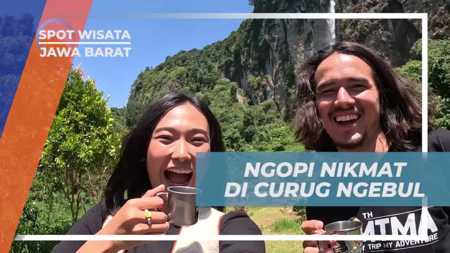 Ngopi Santai Sambil Menikmati Keindahan Curug Ngebul, Jawa Barat