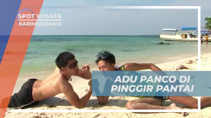 Serunya Beradu Panco di Pinggir Pantai yang Indah di Karimunjawa