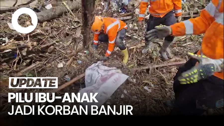 Video: Ibu Korban Banjir Palabuhanratu Ditemukan Tewas Sambil Peluk Anaknya