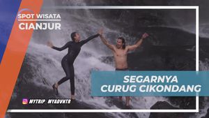 Menyegarkan Diri dengan Air Segar Curug Cikondang, Cianjur