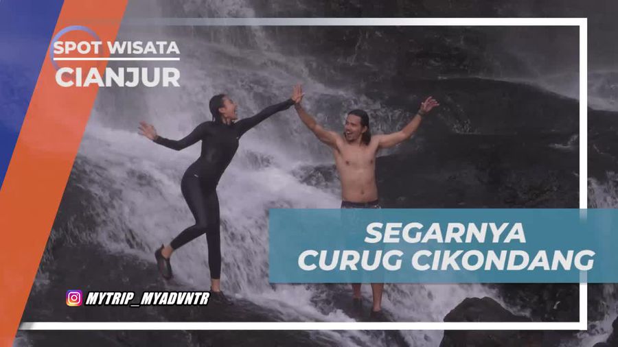 Menyegarkan Diri dengan Air Segar Curug Cikondang, Cianjur