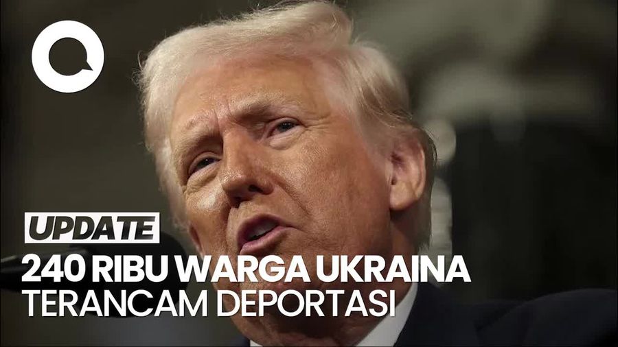 Trump Pertimbangkan Cabut Status Hukum 240 Ribu Warga Ukraina di AS