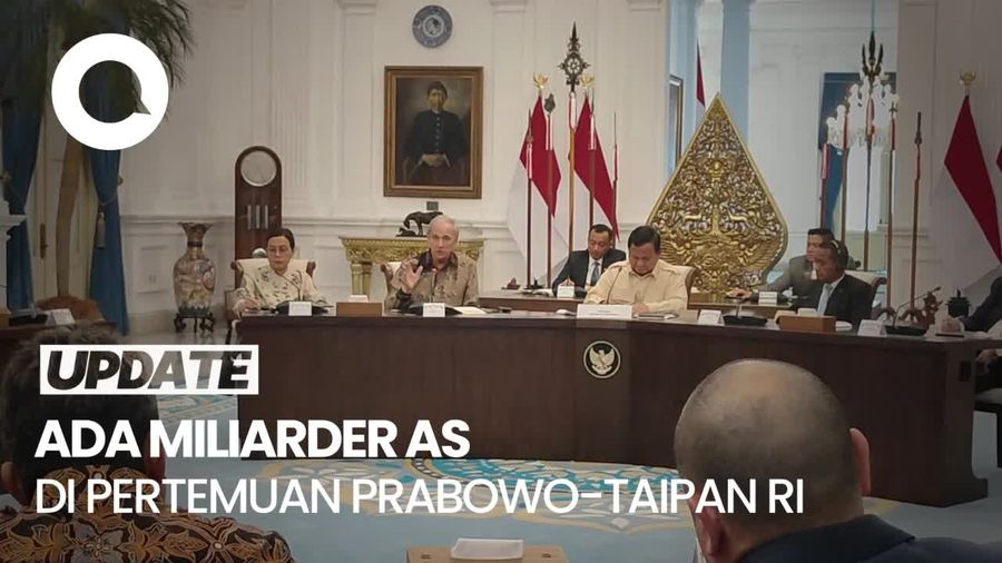 Video Miliarder AS Ray Dalio Ikut Pertemuan Prabowo dan Taipan RI