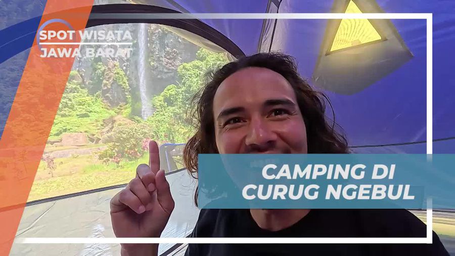 Berkemah Santai di Curug Ngebul, Jawa Barat