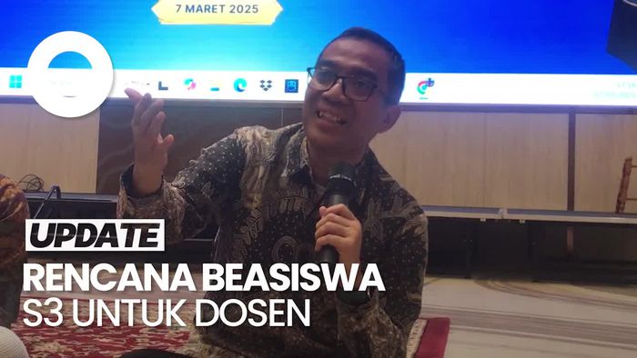 Video Mendiktisaintek Bicara Rencana Beri Dosen Beasiswa S3