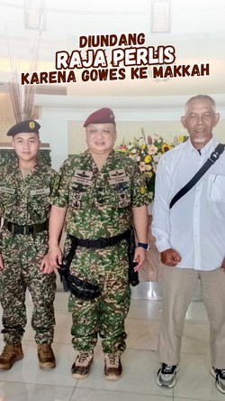 Video: Berkah Gowes ke Makkah, Sayudi Diundang Raja Perlis Malaysia