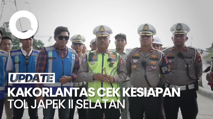 Video: Kakorlantas Cek Tol Fungsional Japek II Selatan untuk Kesiapan Mudik