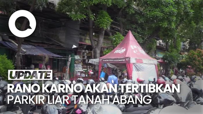 Video: Marak Parkir Liar di Pasar Tanah Abang, Rano Karno Akan Tertibkan