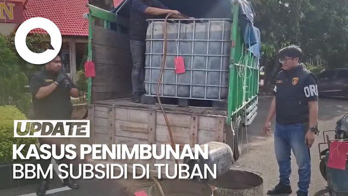 Video: Bongkar Penimbunan 3.500 Liter BBM Subsidi di Tuban, 1 Orang Dibekuk