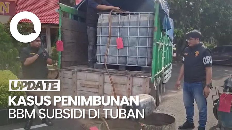 Video: Bongkar Penimbunan 3.500 Liter BBM Subsidi di Tuban, 1 Orang Dibekuk