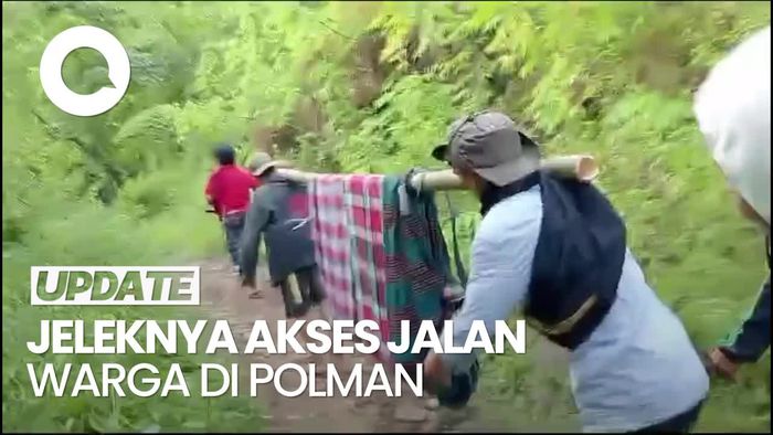  Video: Pria 56 Tahun di Polman Harus Ditandu 13 Km ke Puskesmas gegara Jalan Rusak