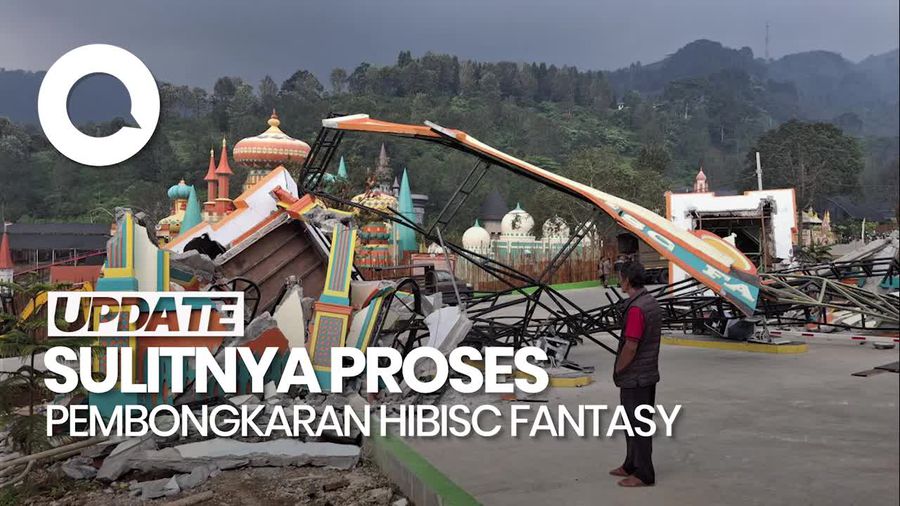 Video Sulitnya Pembongkaran Hibisc Fantasy: Bangunan Banyak di Pinggir Sungai