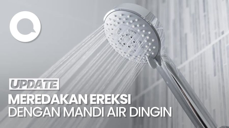 Video: Mandi Air Dingin Disebut Bisa Redakan Ereksi Tanpa Orgasme