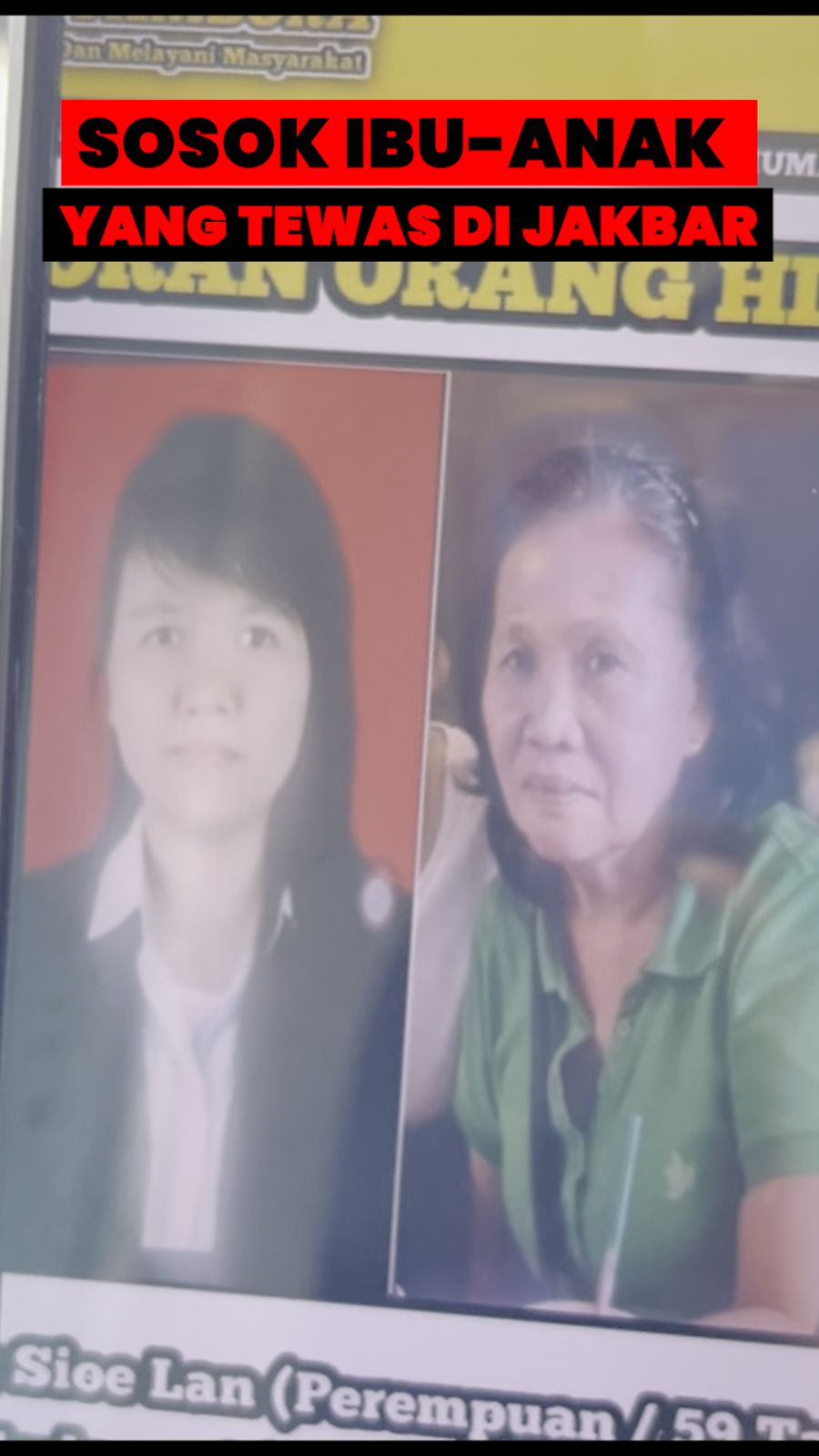Video: Ketua RT Ceritakan Sosok Ibu-Anak yang Tewas di Jakbar