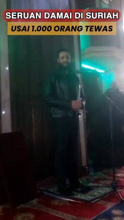 Video Presiden Suriah Serukan Perdamaian di Tengah Bentrokan Maut