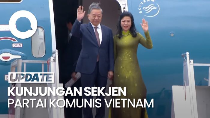 Video: Momen Sekjen Partai Komunis Vietnam Tiba di Indonesia