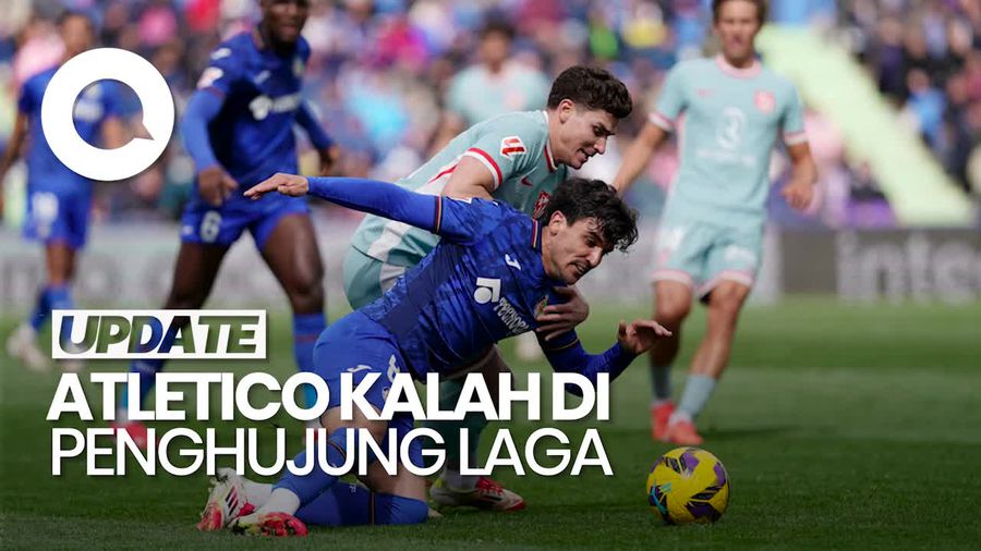 Video: Wajah Lesu Atletico Madrid Usai Kalah Menyesakkan dari Getafe