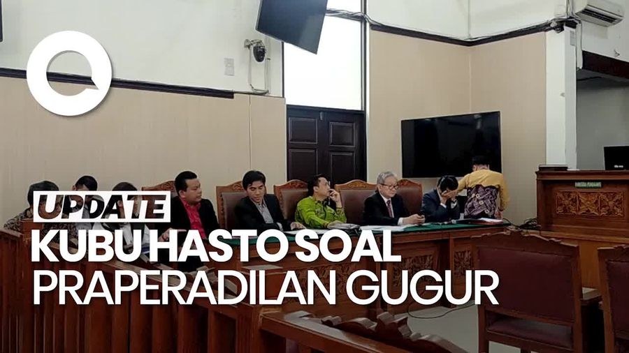 Video Kubu Hasto Sesalkan Praperadilan Gugur: Berita Buruk Penegakan Hukum
