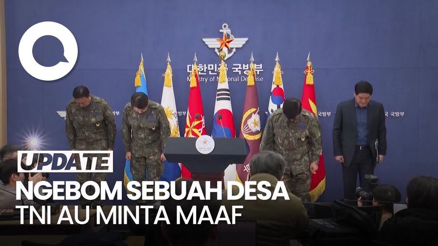 Video: Kepala AU Korsel Minta Maaf gegara Keliru Ngebom Sebuah Desa